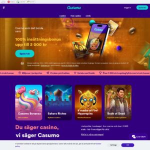 Upptäck Casumo - Ett Unikt Designat Online Casino